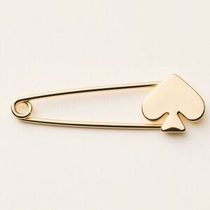Kate spade safety pin brooch